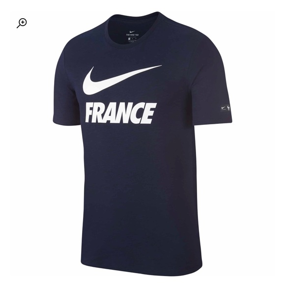 Nike France Preseason Slub Tee – Youth Medium (Navy) - Picture 3 of 10